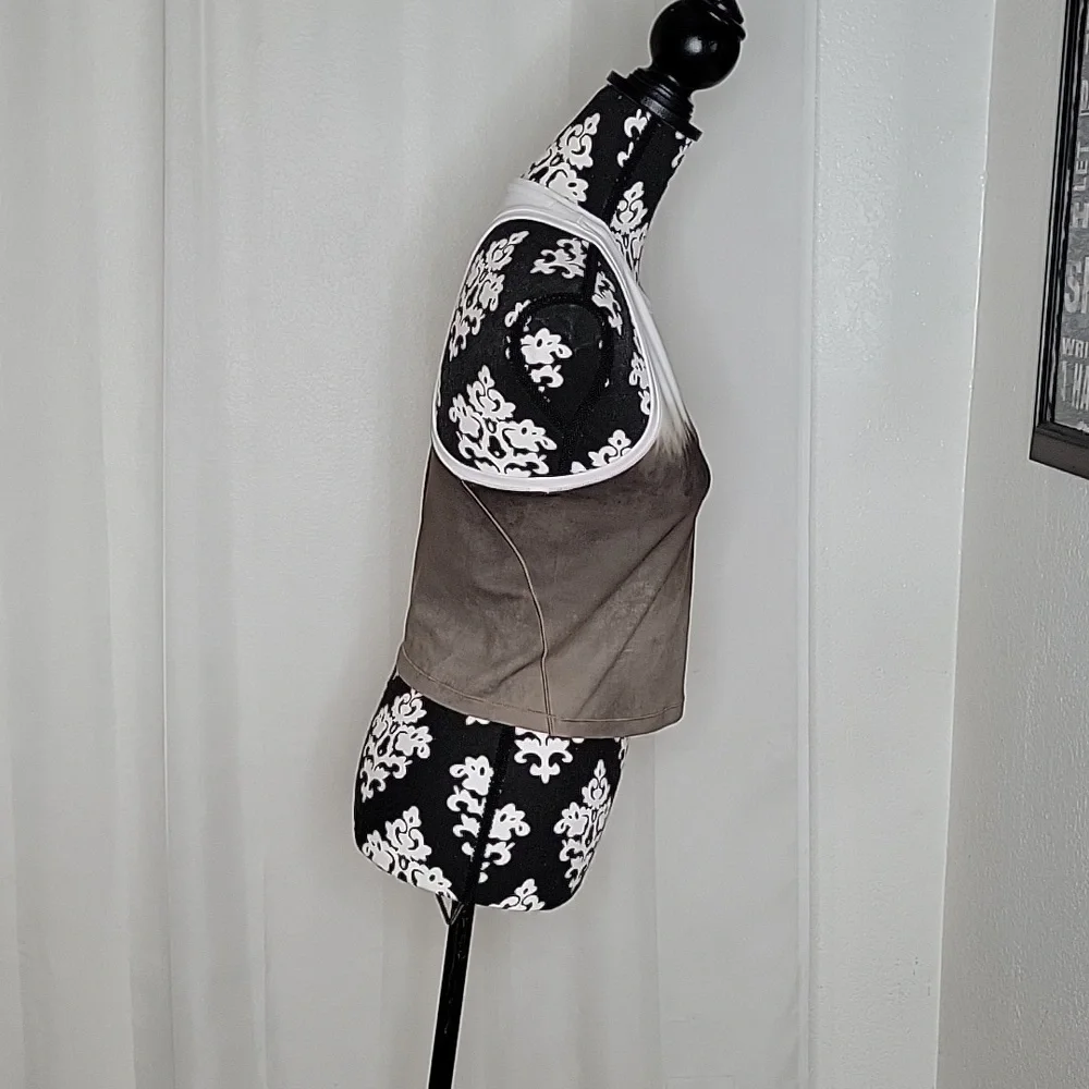 Athleta White to Brown Ombre Racerback Tank Top - Picture 5 of 5